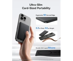 Baseus magnetinis išorinis akumuliatorius 5000 mAh, 20 W PD, Ultra Slim, MagSafe, USB-C, PPKPC-0520