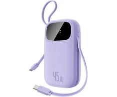 Baseus powerbankas 20 000 mAh 45 W su įmontuotais USB-C laidais QPow3 PPQD3-2040