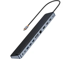 Baseus USB-C dokavimo stotelė 11 viename su 2 HDMI 4K ir 100 W PD