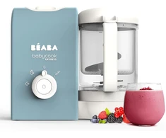 Béaba kūdikių maisto ruošimo kombainas 4 viename, garinimas, maišymas, šildymas, 1250 ml, 1400 W, 916303