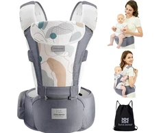 Bebamour ergonominė kūdikio nešioklė su klubų sėdyne, medvilninė, 0–36 mėn., TC26