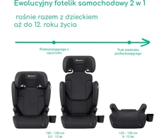 Bebe Confort Bebeconfort automobilinė kėdutė Ride 2 viename i-Safe 100–150 cm, R129