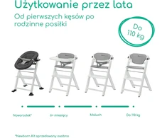 Bebe Confort Bebeconfort Timba 2 medinė maitinimo kėdutė su pagalvėle iki 110 kg, 2740431210