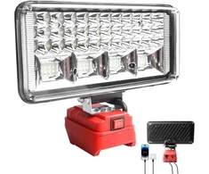 Behogan akumuliatorinis LED darbo šviestuvas, suderinamas su Einhell 18 V PXC, 54 W, 5400 lm, ZL1186-Baterija lamp-hansi