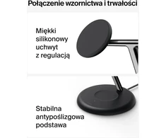 Belkin belaidė įkrovimo stotelė 3 viename su Qi2, 25 W, USB-C, WIZ050kqBK