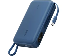 Belkin išorinė baterija 20 000 mAh 45 W su integruotu USB-C kabeliu BPB036hqBL