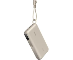 Belkin Powerbank BoostCharge 20 000 mAh su ekranu, 20 W, smėlio spalvos BPB028hqSD