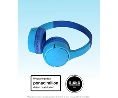 Belkin vaikiškos belaidės ant ausų dedamos Bluetooth ausinės su mikrofonu SoundForm Mini AUD002btBLV3
