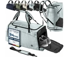 BeMaxx Sportinis krepšys 60 l, pilkas