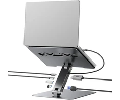 BENFEI nešiojamojo kompiuterio stovas su USB-C 6 viename dokine stotele, BNF-ACC-0398G