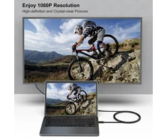 BENFEI USB-C į VGA laidas 1.8 m, 1920 x 1200, 60 Hz, modelis 000204black