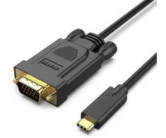 BENFEI USB-C į VGA laidas 1.8 m, 1920 x 1200, 60 Hz, modelis 000204black