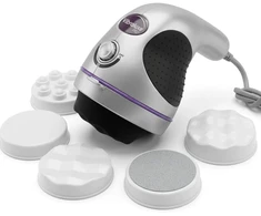 Best Direct anticeliulitinis elektrinis masažuoklis Vibraluxe Pro 5 viename, 3000 aps./min., 5 keičiamos galvutės