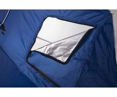 BESTIF sodo ir paplūdimio skėtis-paravanas UV50, 210 × 220 cm, sulankstomas, mėlynas