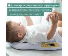 Beurer kūdikių svarstyklės BY80 su taros ir svorio fiksavimo funkcijomis, iki 20 kg