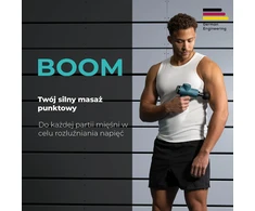 Beurer masažinis pistoletas BOOM, 5 intensyvumo lygiai, 4 antgaliai, 3000 aps./min., 10346
