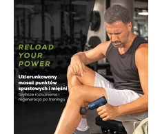 Beurer masažinis pistoletas PowerReload, 5 intensyvumo lygiai, 5 antgaliai, 10638
