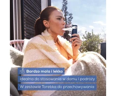 Beurer nešiojamasis inhaliatorius su akumuliatoriumi ir vibracine membrana IH 49