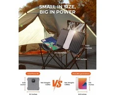 BigBlue saulės įkroviklis 21 W, sulankstomas, USB-C/USB-A, IP68, nešiojamas