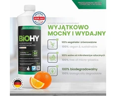BiOHY grindų valiklis grindų plovimo robotams, apelsinų kvapo koncentratas, 2 x 1 l