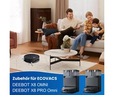 Bisenkud priedų rinkinys robotui dulkių siurbliui ECOVACS DEEBOT X8 Omni ECx8