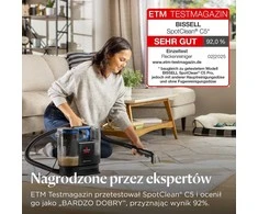 BISSELL šluojantis dulkių siurblys SpotClean C5, 400 W, 3,7kg, dvigubas vandens bakas, 3861N