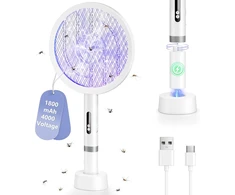 BKXCHA elektrinė musių mušyklė 2 viename, 4000 V, 1800 mAh, XH-38