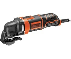 Black &amp; Decker Juodas+DECKER daugiafunkcis osciliacinis įrankis su priedais, 230 W, MT300KA-QS