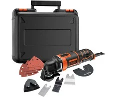 Black &amp; Decker Juodas+DECKER daugiafunkcis osciliacinis įrankis su priedais, 230 W, MT300KA-QS