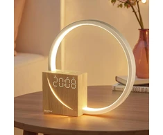 blonbar naktinė lempa su žadintuvu, USB įkrovimu ir jutikliniu valdymu, 10 W, AJ300
