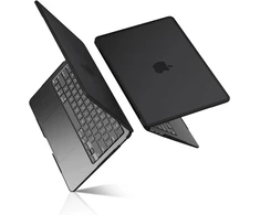 BlueSwan kietas dėklas MacBook Air 13,3 col. A2337 A2179 A1932, matinis juodas