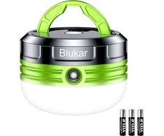 Blukar LED kempingo žibintas, 3 apšvietimo režimai, magnetas ir kabliukas, K9105