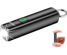 Blukar mini EDC kišeninė USB-C įkraunama žibintuvėlis, 360 lm, IPX6, aliuminis, K9183