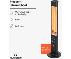 Blumfeldt Heat Guru Plus infraraudonųjų spindulių lauko ir vidaus šildytuvas, 1200 W, IP65, juodas