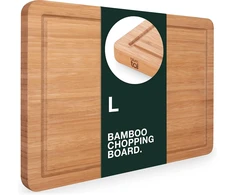 Blumtal bambukinė pjaustymo lenta su grioveliu, 38 x 25 x 2 cm, antibakterinė, 2 cm storio