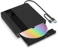 BNEHHOV išorinis CD/DVD įrašymo įrenginys su USB 3.0 ir USB-C, modelis 06EU