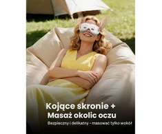 BOB AND BRAD akių masažuoklis su šildymu, 5 režimais ir nuotolinio valdymo pultu KS-3709B