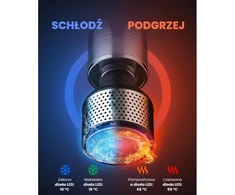 BOB AND BRAD masažinis pistoletas A7 Pro su šilumos ir šalčio terapija, 11 mm, T1035A