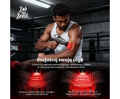 BOB AND BRAD masažinis pistoletas C2 Ultra su šiluma, infraraudonaisiais spinduliais ir LED