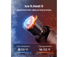 BOB AND BRAD masažinis pistoletas X6 Pro Max su šildymo ir vėsinimo funkcija, 120 W