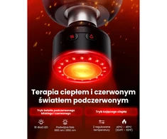 BOB AND BRAD masažinis pistoletas X6 Ultra su infraraudonaisiais spinduliais ir šildymu