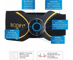Bodify EMS raumenų treniruoklis rankoms ir kojoms 2-in-1, pilkas