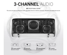 BOGASING belaidė Bluetooth kolonėlė, 100 W, 3 kanalų, DSP, mikrofonas, S8 Pro Max