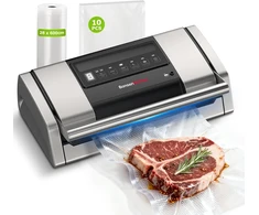 Bonsenkitchen vakuumavimo aparatas maistui 125 W, 15 l/min, 5 režimų VS5100