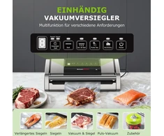 Bonsenkitchen vakuumavimo aparatas maistui 125 W, 15 l/min, 5 režimų VS5100