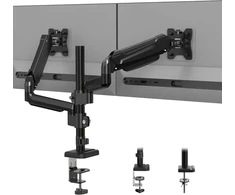 BONTEC dvigubas stalinis monitorių laikiklis 13–32 col., VESA 75/100 mm, GDM7504