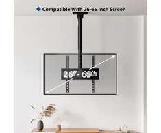 BONTEC lubinis televizoriaus laikiklis 26–65 col., VESA 100 × 100–400 × 400, CTM01-v02-FBA