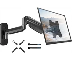BONTEC sieninis monitoriaus ir televizoriaus laikiklis 13–42 col., dujinis, VESA 75 × 75–200 × 200, GWM01
