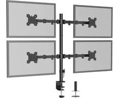 BONTEC stalinis laikiklis 4 monitoriams 13–27 colių, VESA 75 × 75/100 × 100, MDM004
