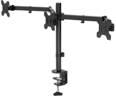 BONTEC stalinis laikiklis trims 13–24 colių monitoriams, VESA 75 × 75/100 × 100, MDM003